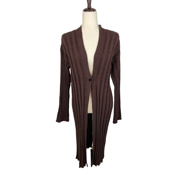 Theory Wide Rib Duster Cardigan Small